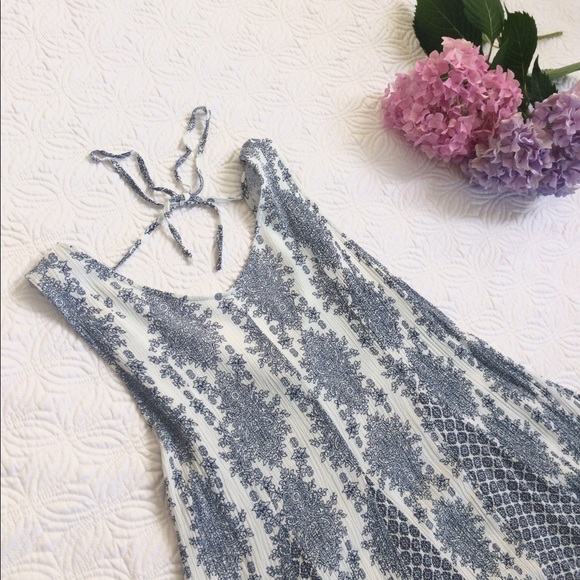 Staccato Dresses & Skirts - Blue and white Staccato boho dress