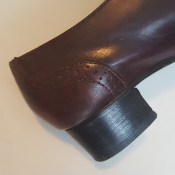 VINTAGE BROWN LEATHER BASS OXFORDS - Picture 6 of 7