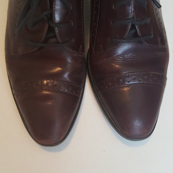 VINTAGE BROWN LEATHER BASS OXFORDS - Picture 7 of 7