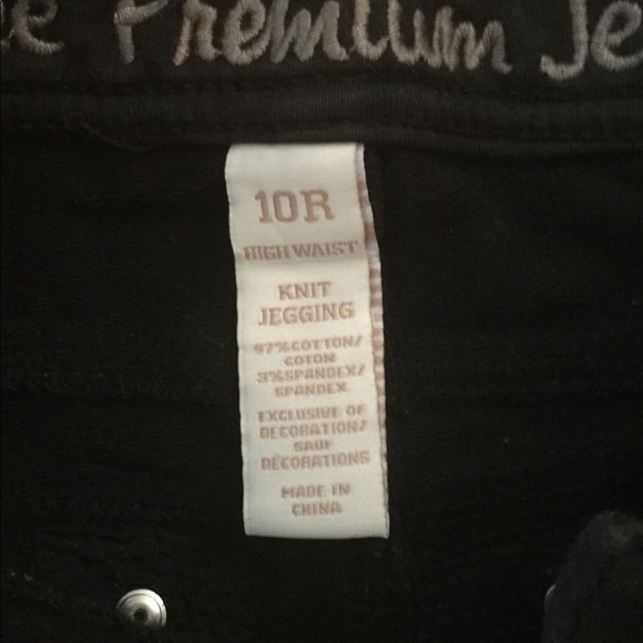 📚Black jeggings - Picture 2 of 3