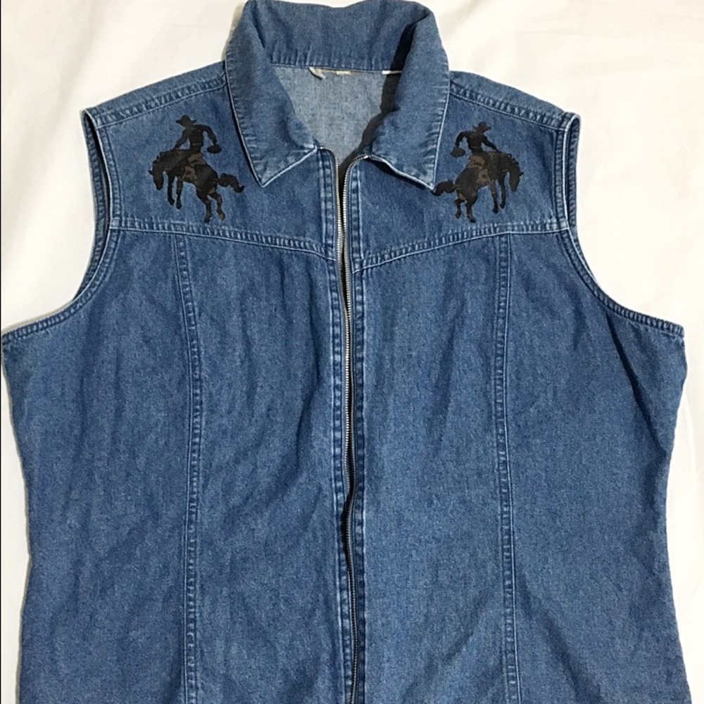 Rodeo denim vest