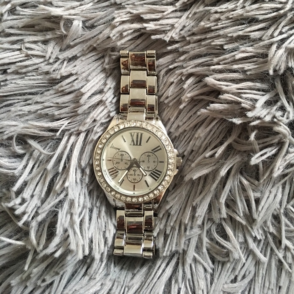 Silver watch