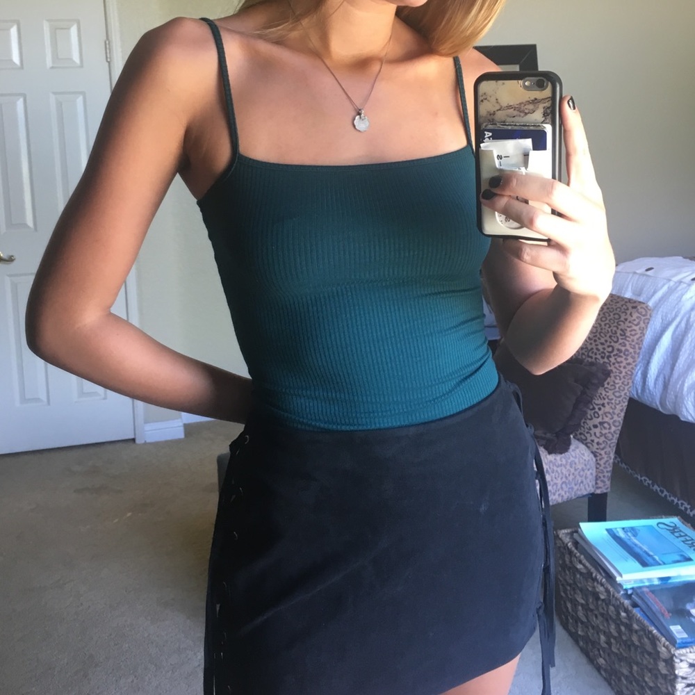 Emerald green 90's style tank