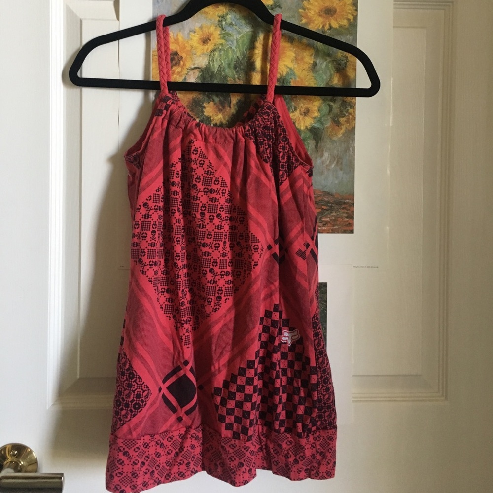 Red summer tank top