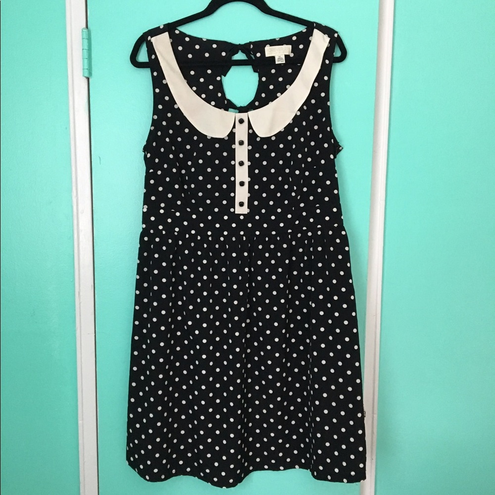 Retro polka-dot dress