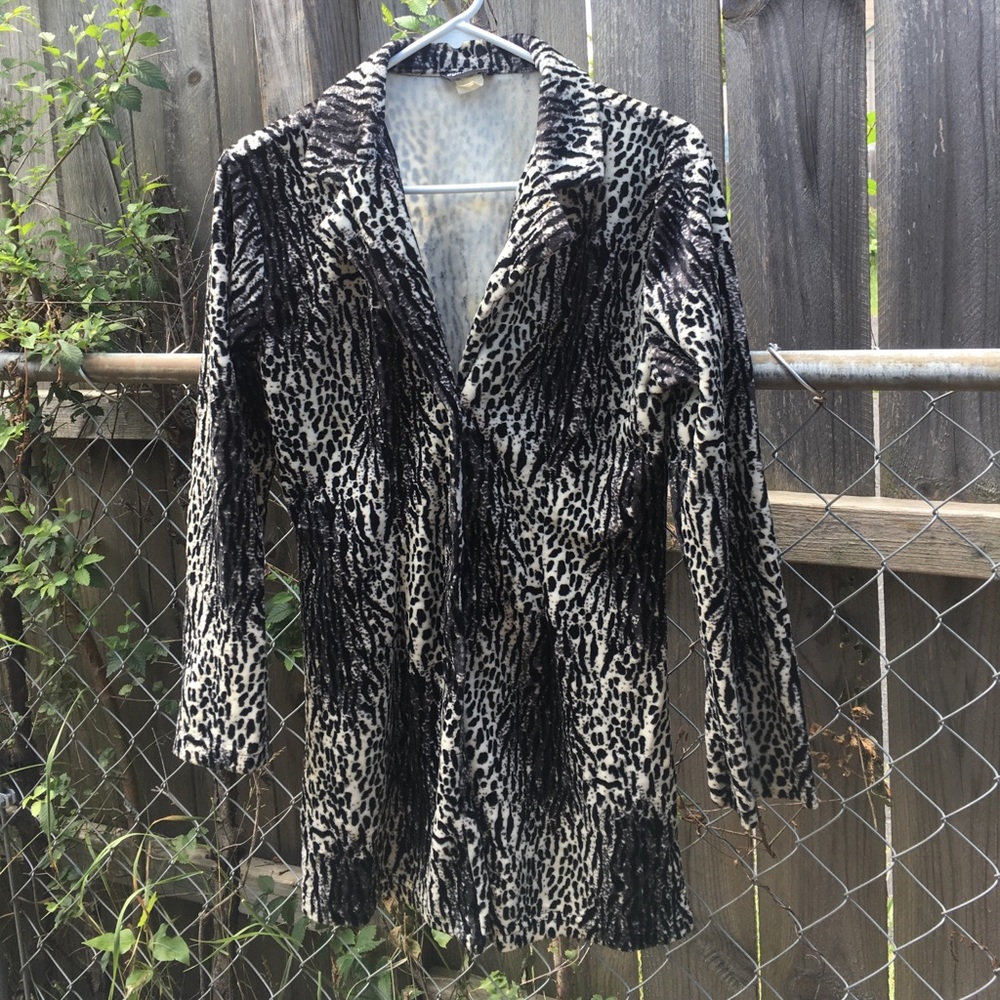 🆑SALE, FUNHOUSE Zebra Print Coat