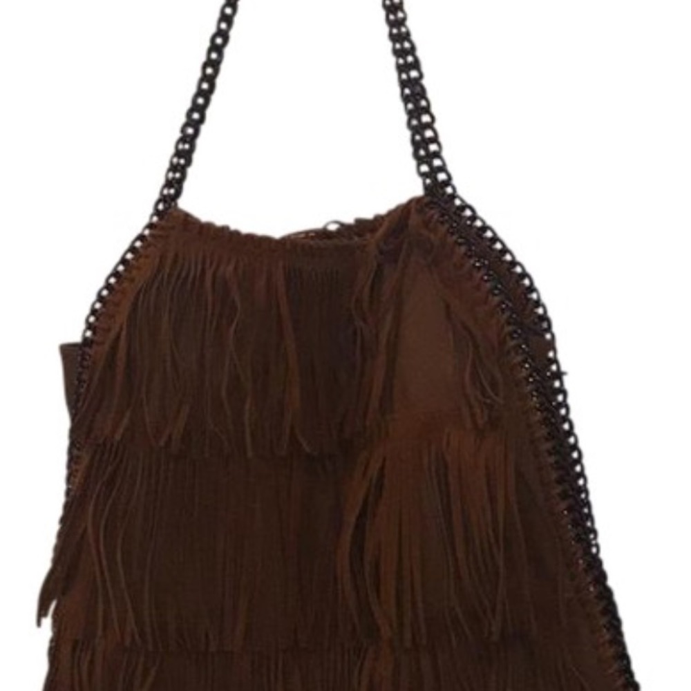 fringe tote bag