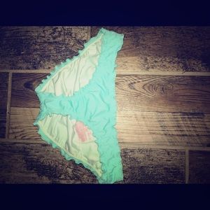 VS PINK rouched bikini bottom size S