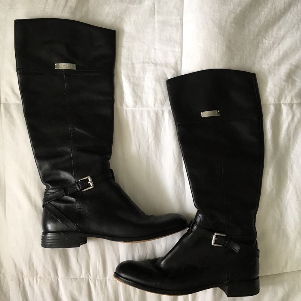 COACH black boot- micha