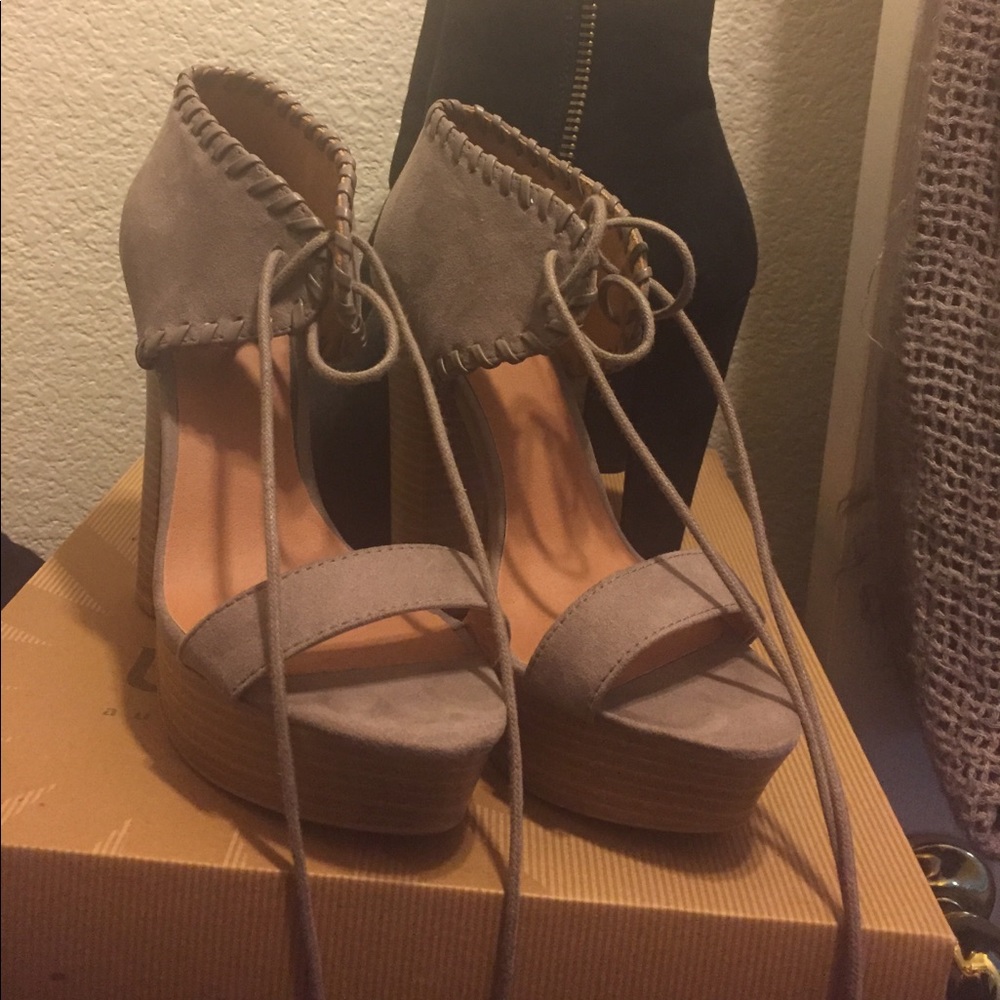 Boutique open toe heels