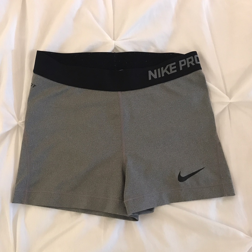 Nike Pro Shorts (Gray and Black)