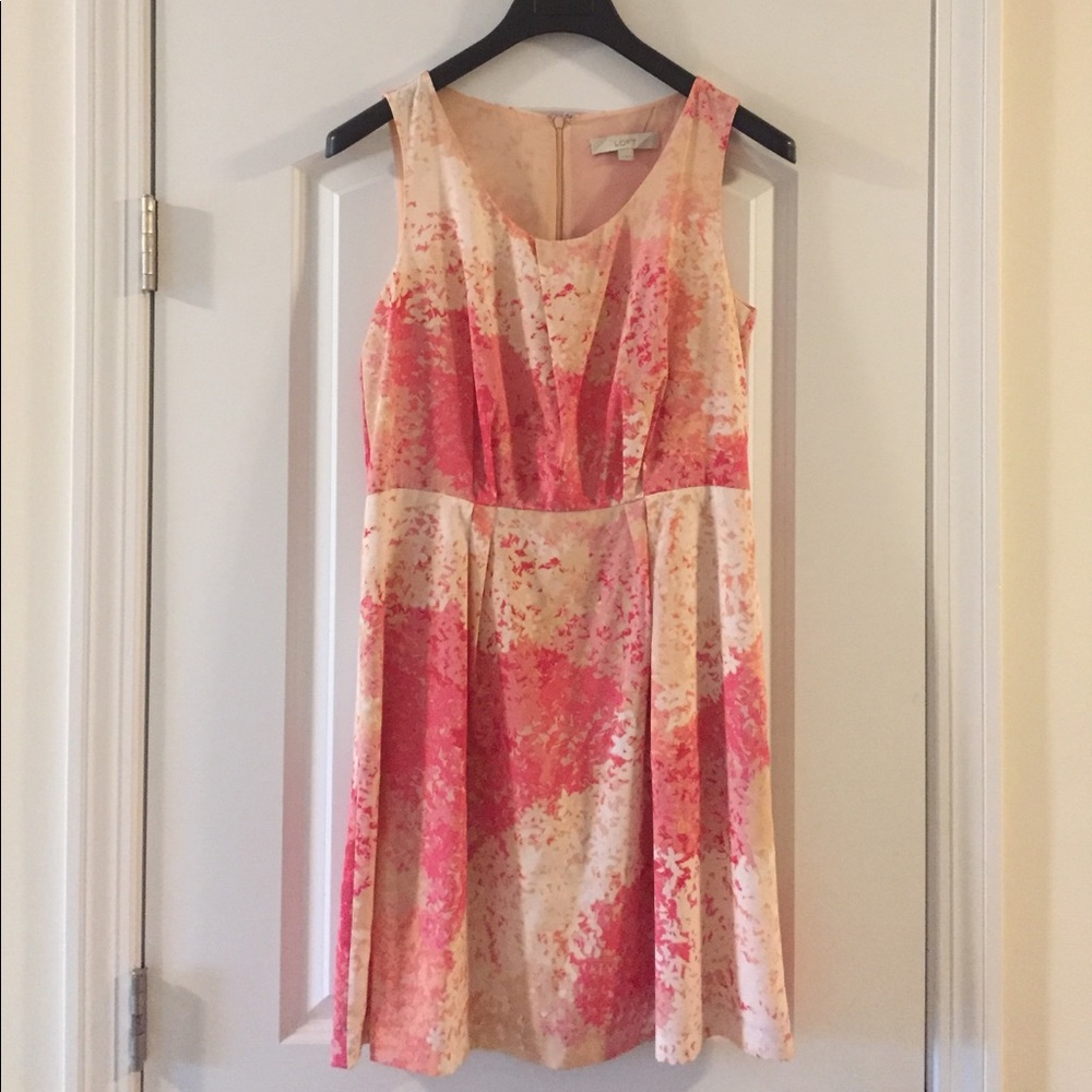 Floral print LOFT brand dress