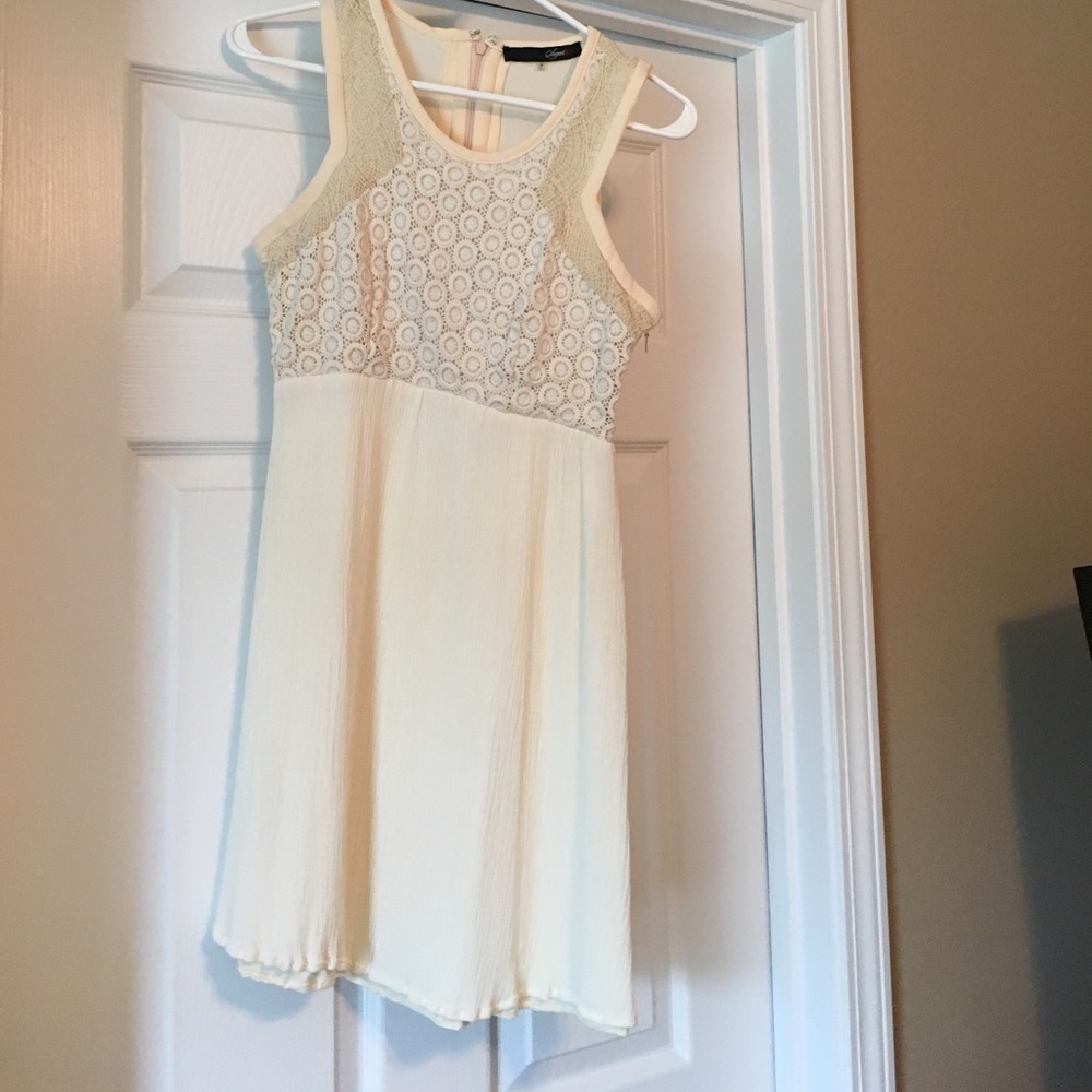 Cream colored dress