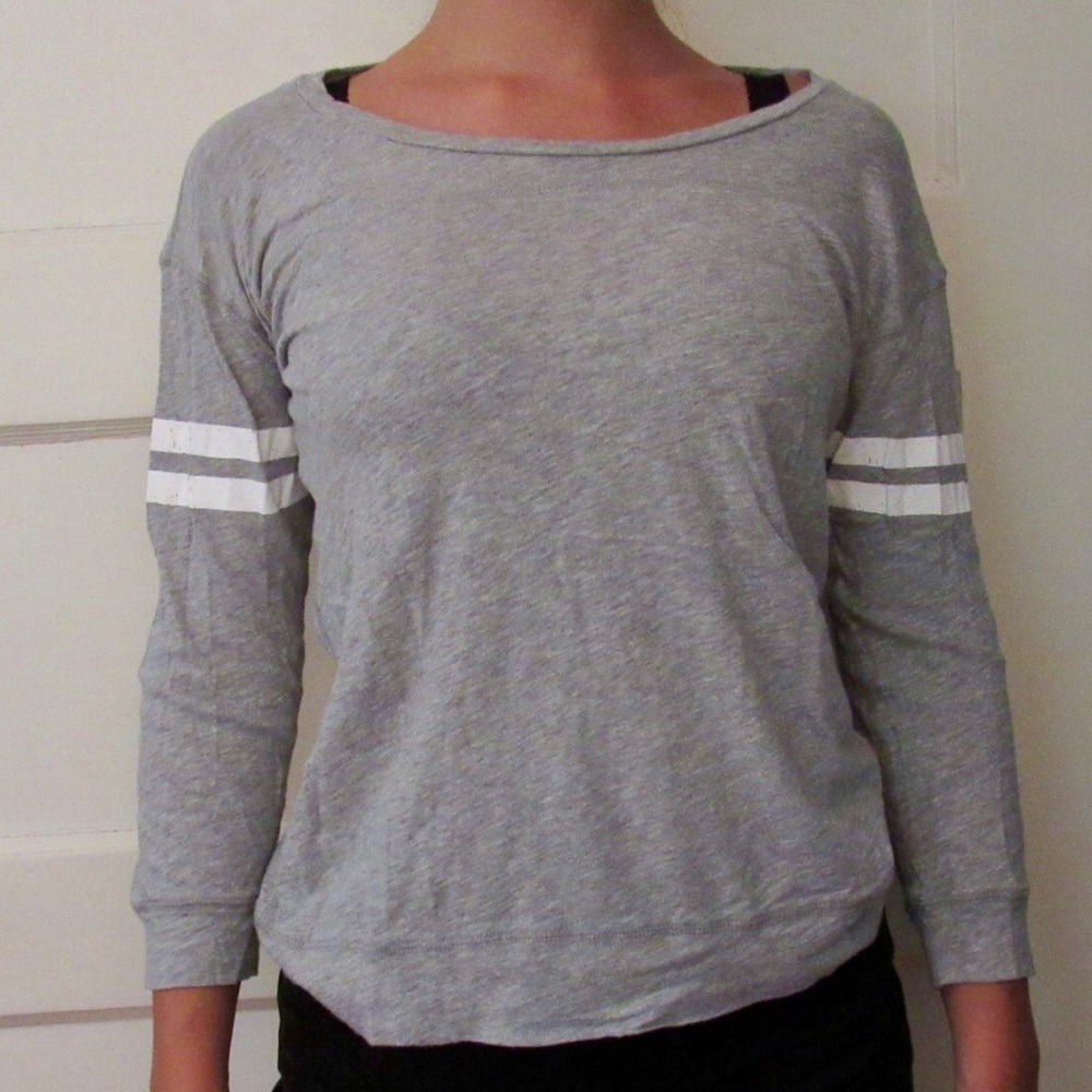 J Crew Sporty Long Sleeve Tee