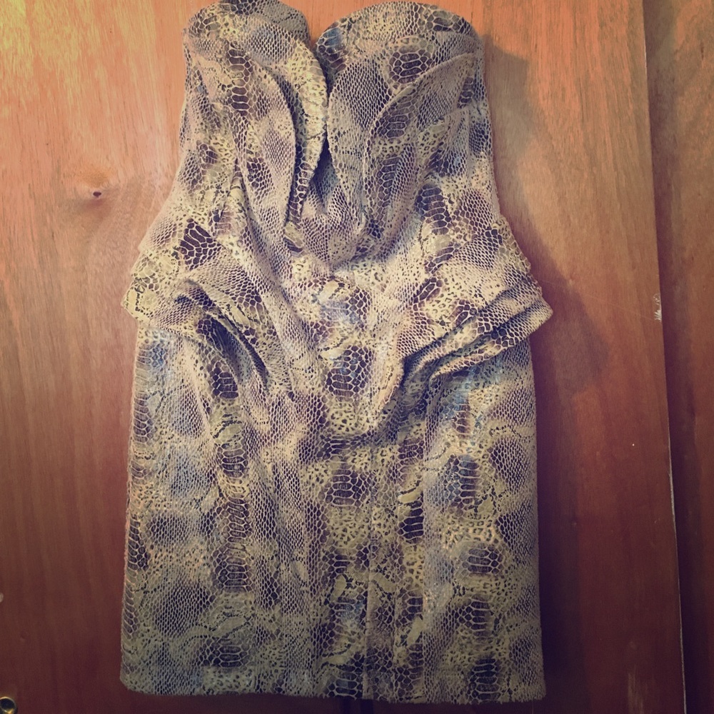 Snakeskin dress