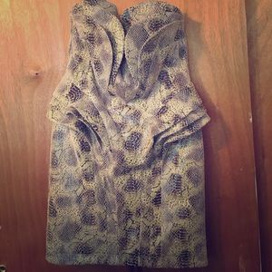 Snakeskin dress