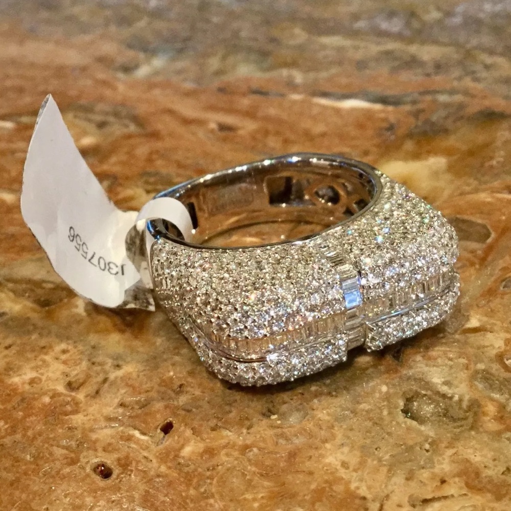 Neda Behnam Couture 18K WG 3.97 CT VS Diamond Ring - Picture 1 of 8