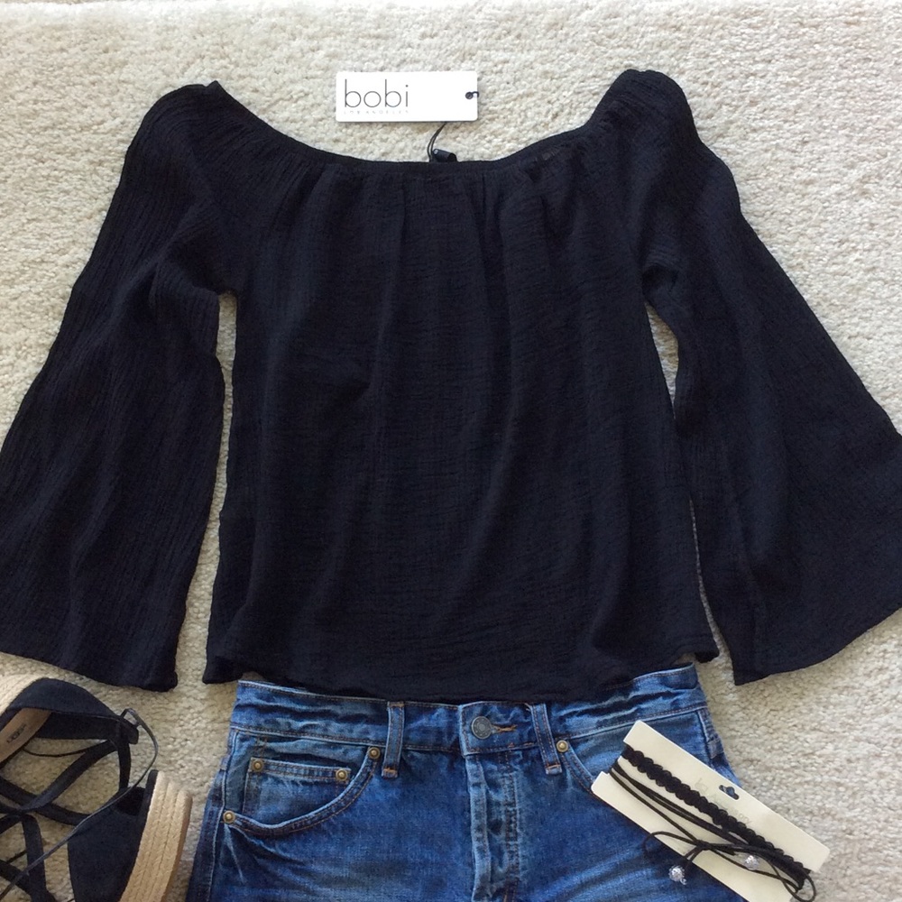 Bobi Off The Shoulder Tee - Picture 5 of 8