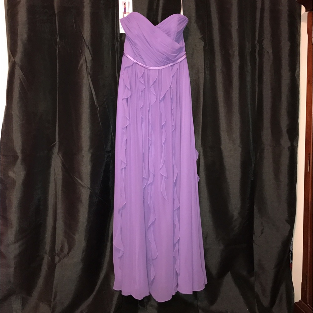 Lavender strapless prom/wedding dress Size 8