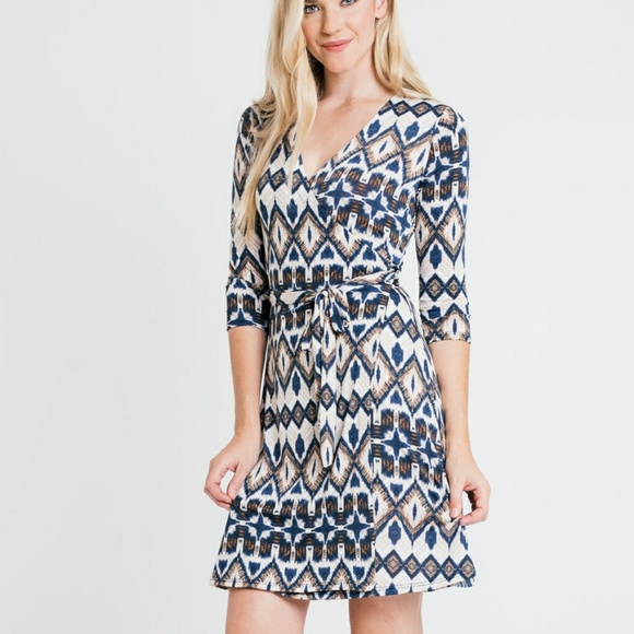 🌸 Julie Short Wrap Dress S - Picture 1 of 4