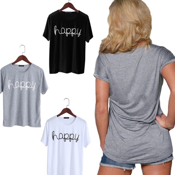 🌼 FLASH SALE THE HAPPY TEE soft t shirt - Picture 3 of 3