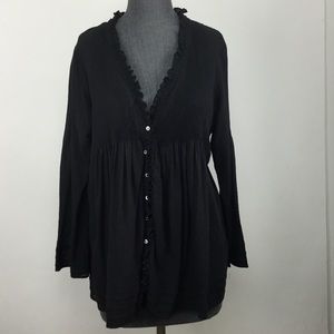 Joie black long sleeve top NWT