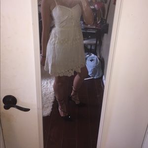 off white american eagle dress size:xs