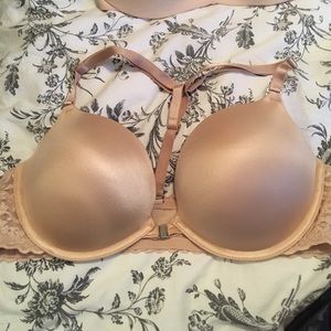 PINK push up t-back bra