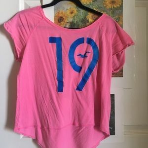 pink loose t shirt