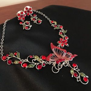 Statement Necklace & Earrings