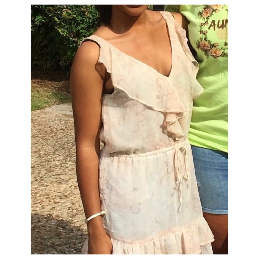 Ruffle A-line loose dress