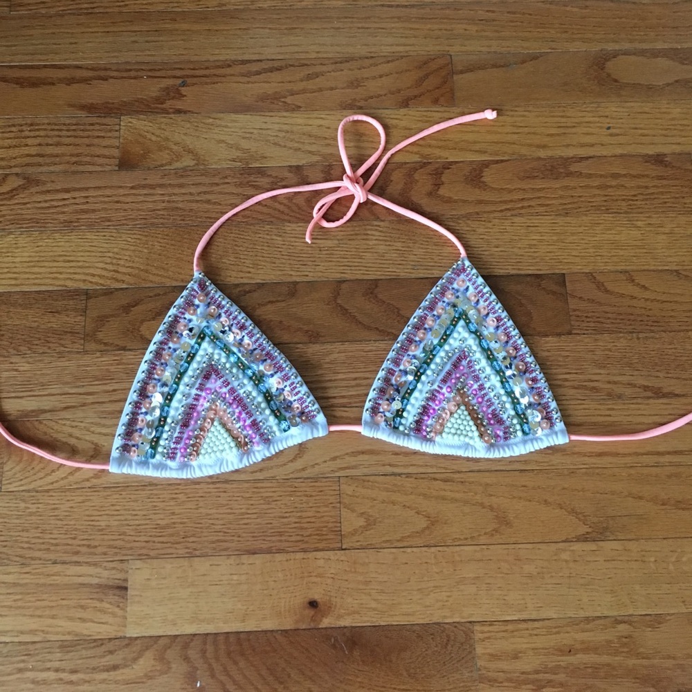 Victoria's Secret bikini halter top, size L