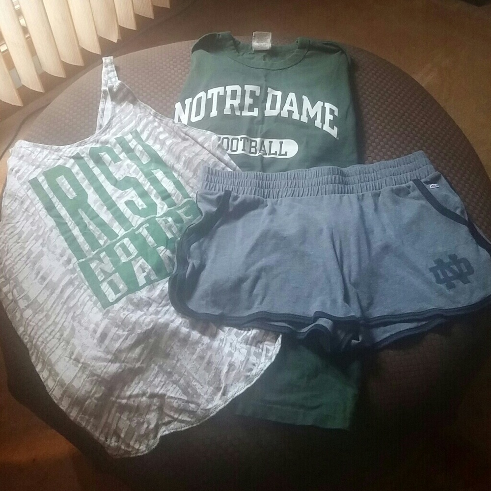 Notre Dame Fighting Irish 3 piece Lot