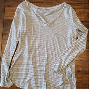 Black and White Long Sleeved T-Shirt