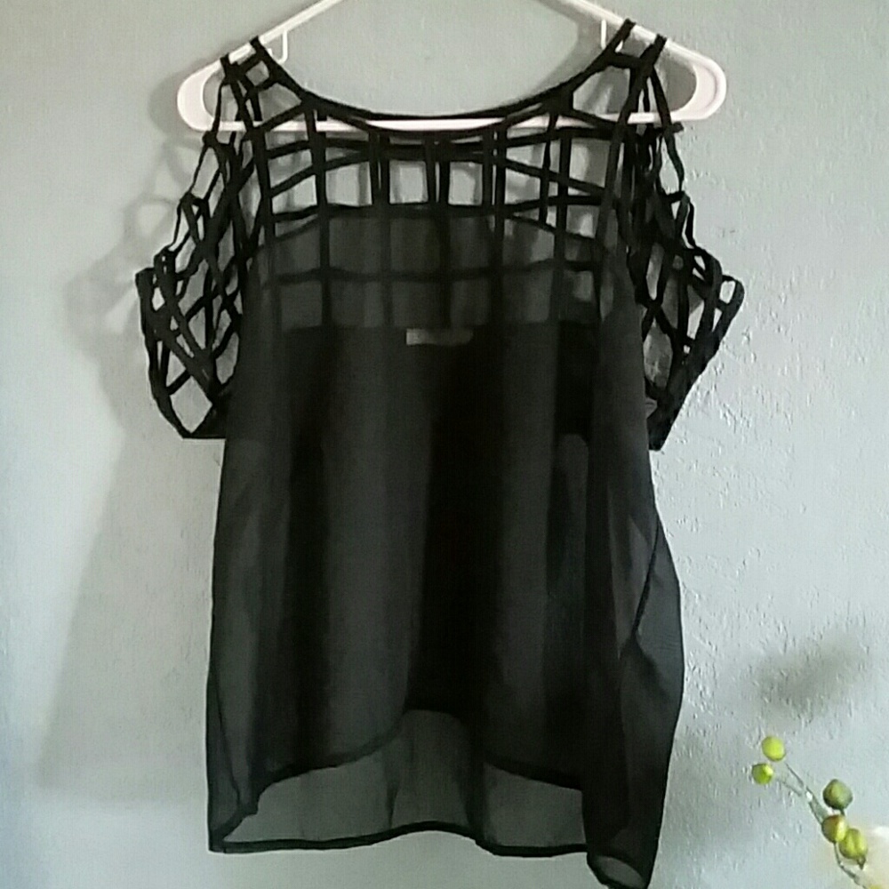 Mesh Caged Top