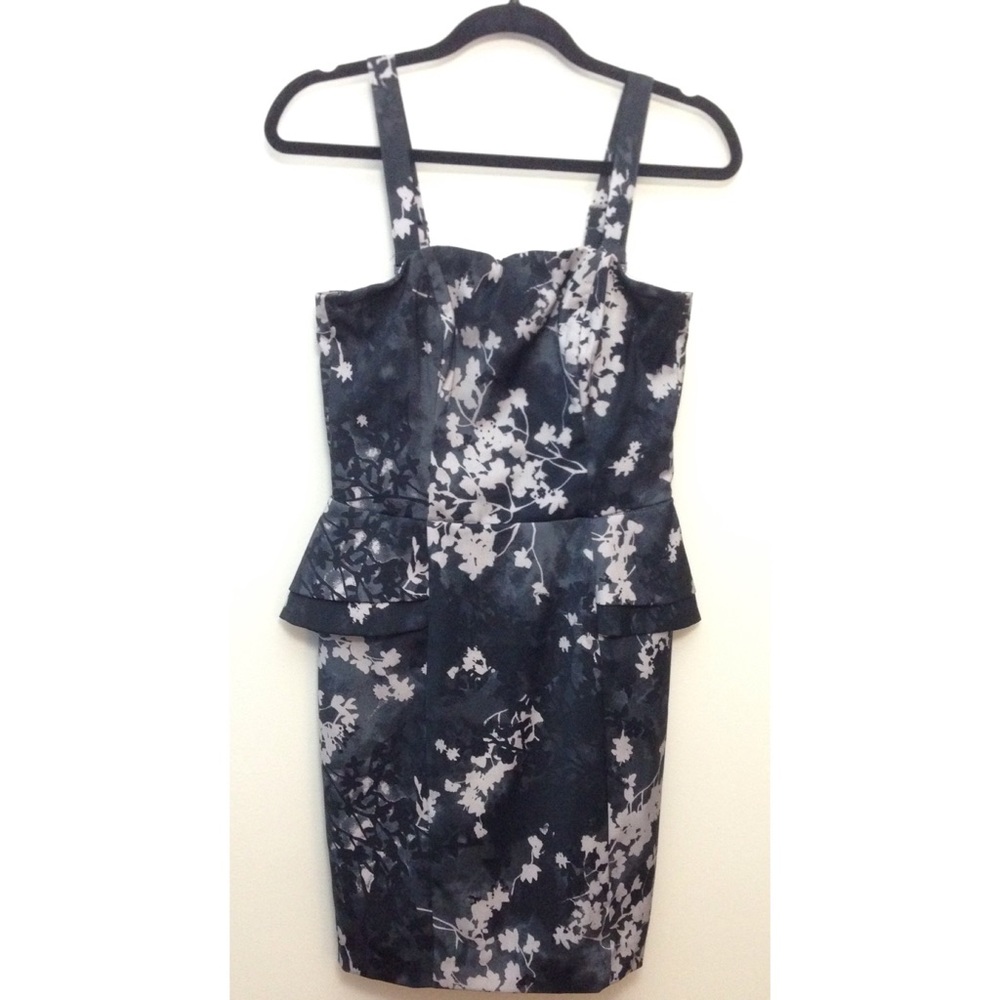 Peplum formal cocktail dress