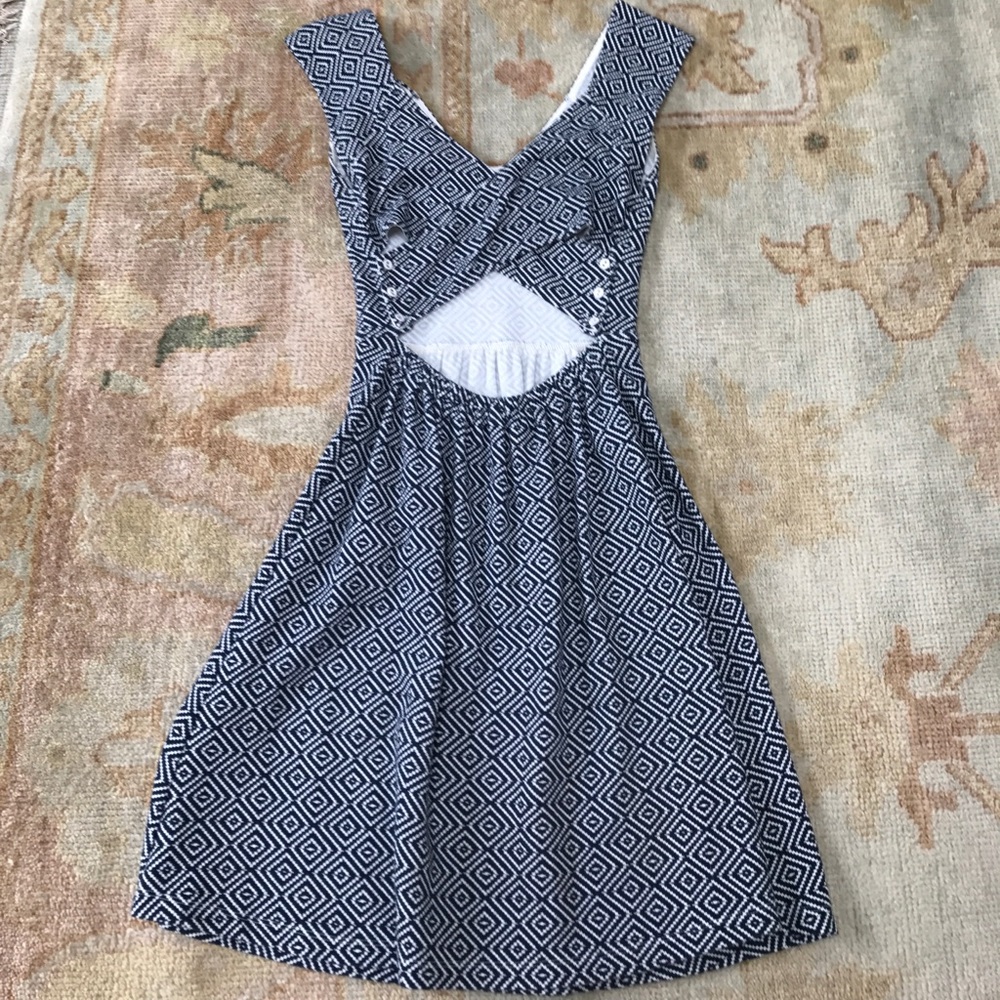 Anthropologie Dress with Cut Out Back