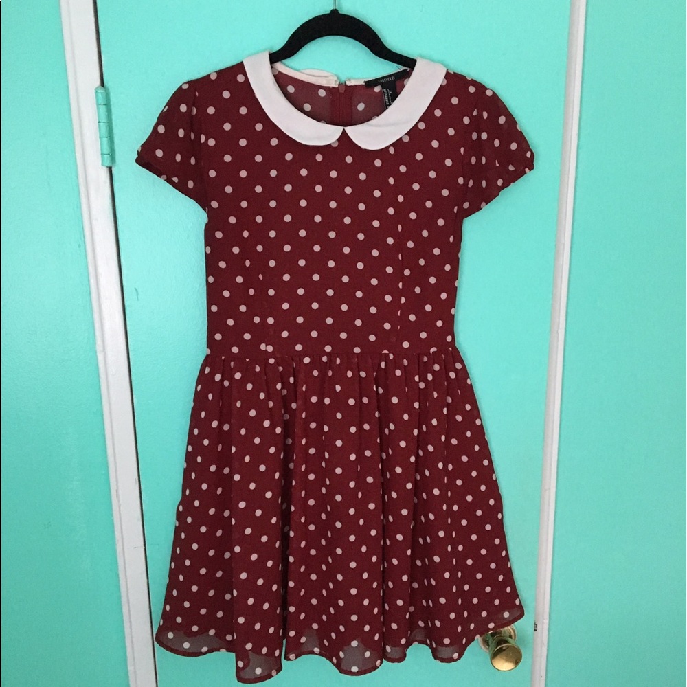 Retro polka-dot dress from Forever 21