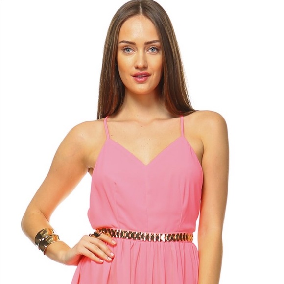 🌸Pretty In Coral Romper🌸 - Picture 5 of 5