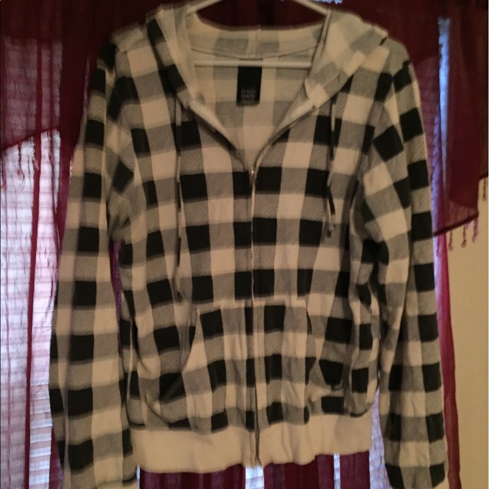 Urban Outfitters plaid hoodie size L