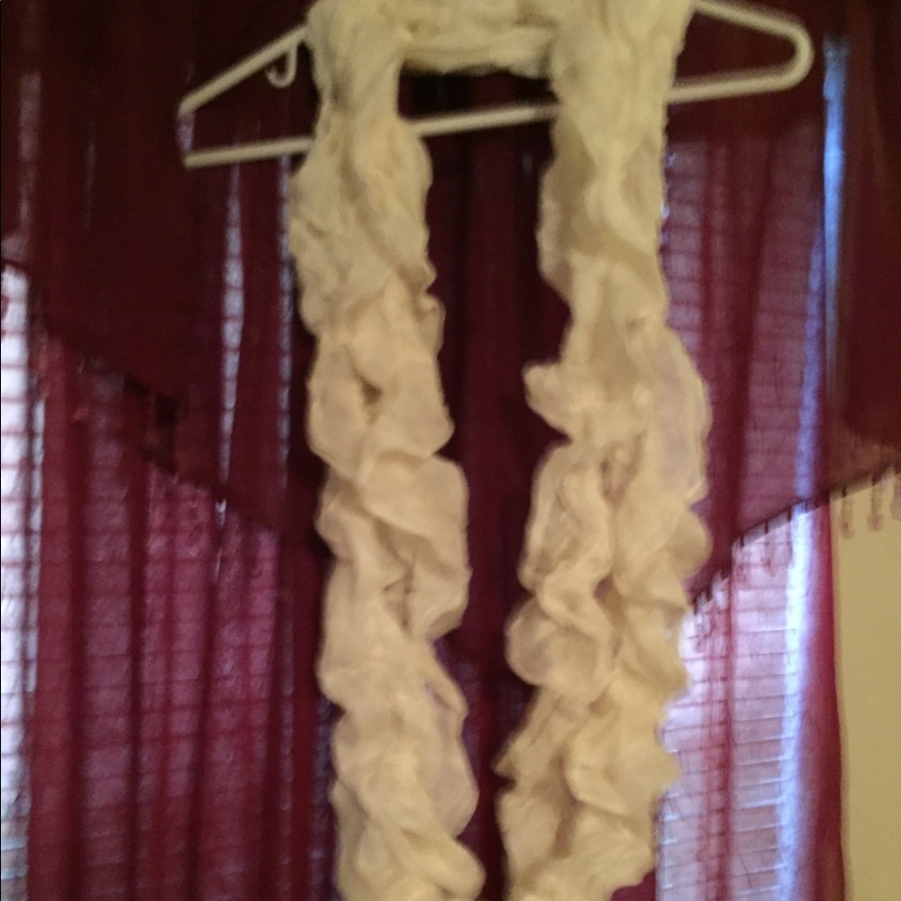 Cream scarf