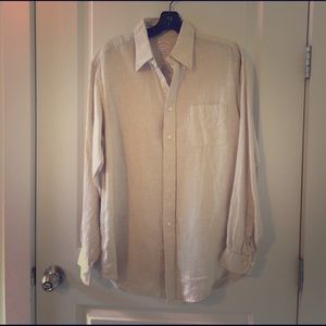 Brooks Brothers Irish linen dress shirt