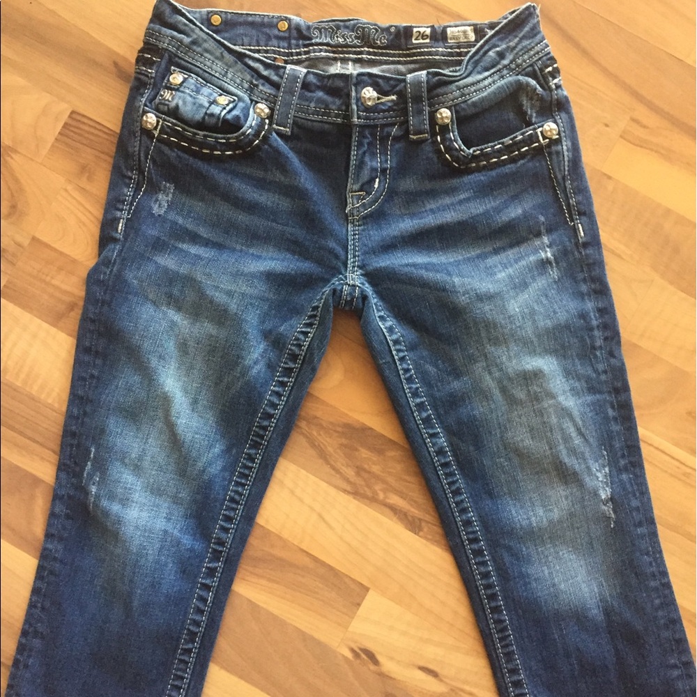 Miss Me easy crop capris