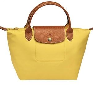 Authentic Longchamp Le Pliage Small. Color mustard
