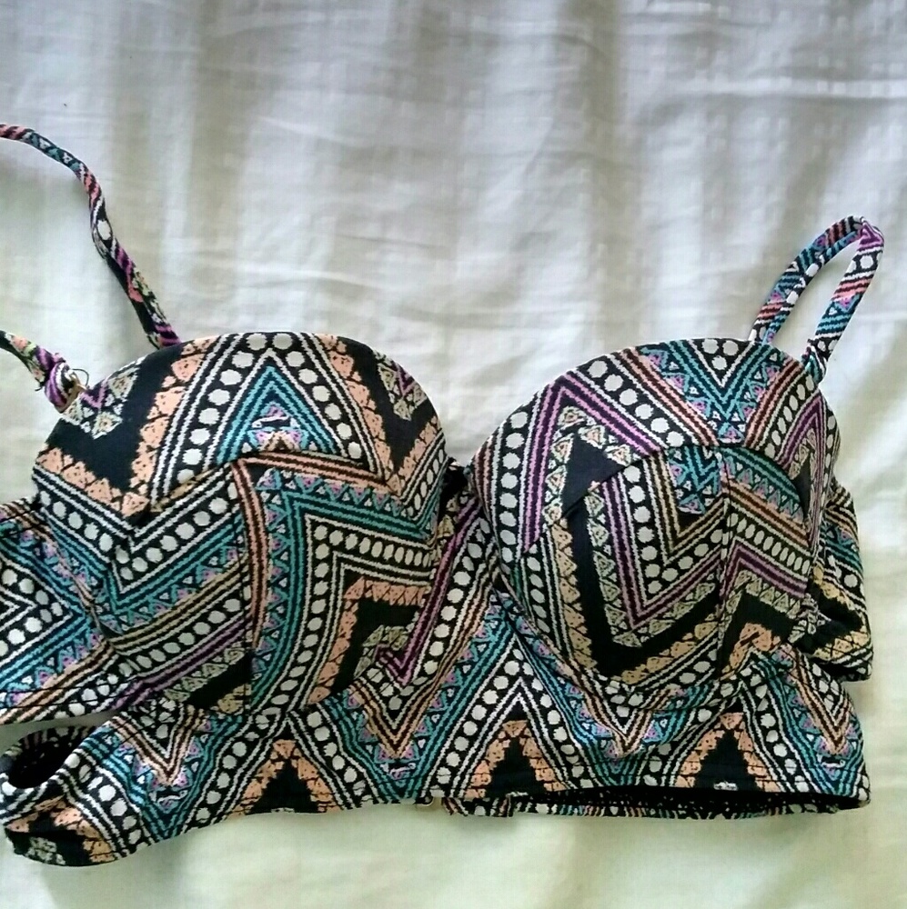 Forever 21 Tribal Print Bikini Set