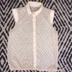 American Apparel Chiffon Blouse Size Large