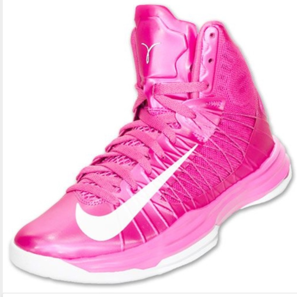 Pink Nike Hyperdunk Basketball Shoes