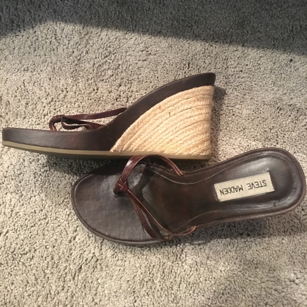 Steve Madden wedge sandals