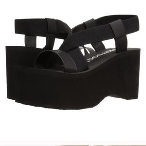 Black Platform Sandals