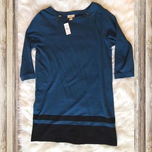 Ann Taylor Loft Colorblock Shift Dress! NWT Size L